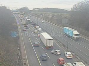 Supporting image for story: Major disruption eases following M6 crash