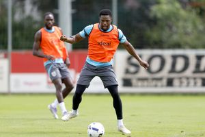 Josh Maja during West Brom's pre-season camp in Austria (Photo by Adam Fradgley/West Bromwich Albion FC via Getty Images)