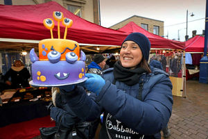 Supporting image for story: Stourbridge shoppers brave cold to support market