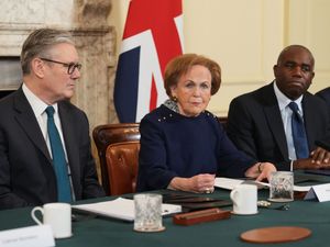 Supporting image for story: Senior ministers wipe away tears as Holocaust survivor addresses Cabinet
