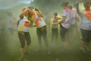 The final colour party