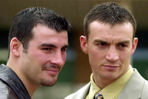 Joe Calzaghe and Richie Woodhall