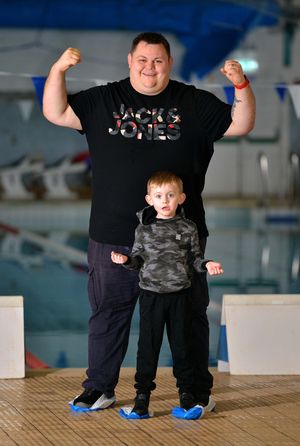 Tommy Conlon and Harvey 