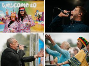Supporting image for story: Watch: Music fans take a trip back in time for nostalgic fun at Woodshrop '24 tribute festival