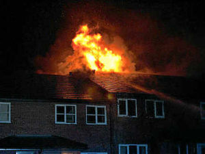 Supporting image for story: Firework theory on Whitchurch house fire