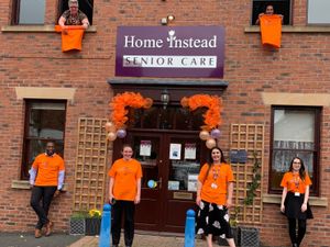 Supporting image for story: Shropshire care company turns orange for Alzheimer’s charity