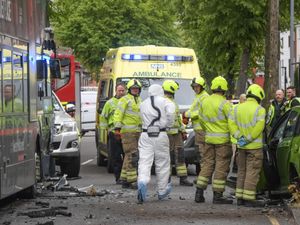 Supporting image for story: Driver critically injured after car and bus crash