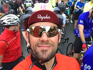 Supporting image for story: Albion's Ben Foster completes bike challenge in support of Wolves' Carl Ikeme