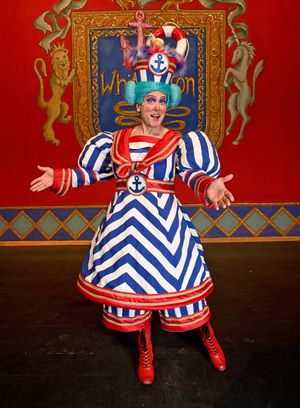 Legendary panto dame Brad Fitt. Photo: Tim Thursfield