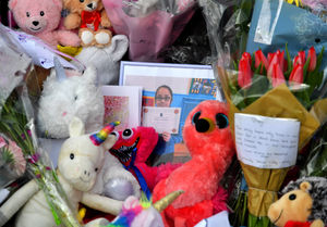 A mixture of colour tributes were left for Shay