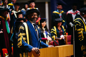 Sir Lenny Henry is Chancellor of Birmingham City University