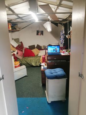 Tim Draycott  says he was happily living in a shed