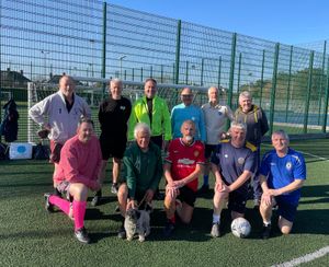 The Monkmoor walking football group