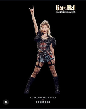 Sophie Rose-Emery as Scherzzo in Bat Out of Hell- The Musical