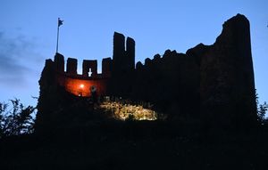 The beacon at Dudley Castle