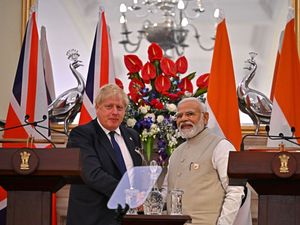 Supporting image for story: Boris Johnson makes India trade deal progress, but does not push Modi on Putin