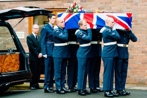 Ron Smyth's funeral