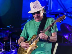 Supporting image for story: US guitarist Carlos Santana ‘doing well’ after collapsing on stage in Michigan