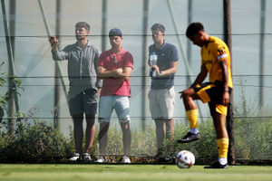 Fans get a glimpse of a behind closed doors friendly (Getty)
