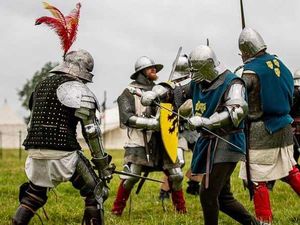 Supporting image for story: Battle of Shrewsbury anniversary marked with new portrait - but no reenactment this year