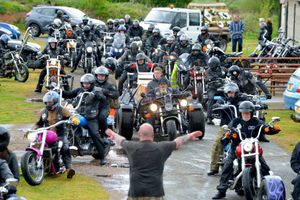 The ride-out for Steve Preece