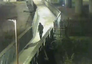 Following the killing, the assailent could be seen disposing of Rhiannon's phone in a nearby canal