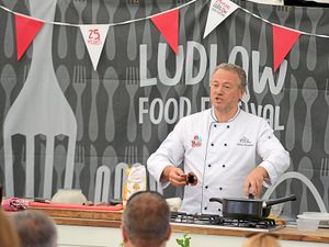 Supporting image for story: Fun on the menu as 15,000 tuck in at Ludlow Food Festival