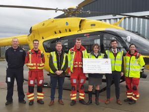 Supporting image for story: Estate agent staff raise more than £2,100 for Wales Air Ambulance