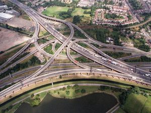 Supporting image for story: 'Major disruption' on motorway network after serious A38 Spaghetti Junction crash