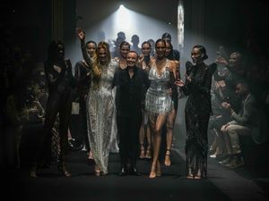 Supporting image for story: Julien Macdonald makes a star-studded return to London Fashion Week