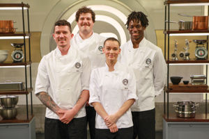 The final four on MasterChef: The Professionals (BBC/PA)