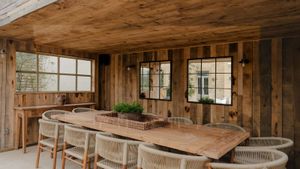 There's a spacious garden room perfect for entertaining