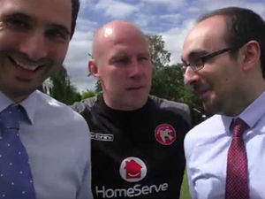 Supporting image for story: WATCH: When Walsall manager Jon Whitney video bombs your interview