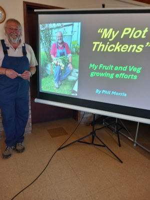 Phil Morris from The Cart Shed spoke about gardening