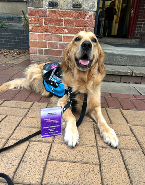 Ernie celebrating with his highly commended BBC Make a Difference Award