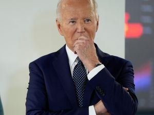 Supporting image for story: Biden vows to stay in race as signs point to senior Democrats losing faith