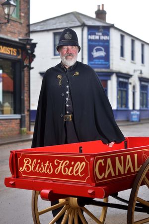 Constable Jarrett (Guy Rowland) at Blists Hill Victorian Town