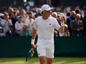 Henry Searle reacts