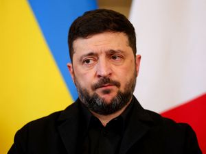 Supporting image for story: Zelensky refuses to cede land to Russia as he rallies European support