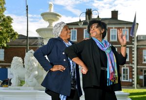 Deloris Smith with Kay Hinton