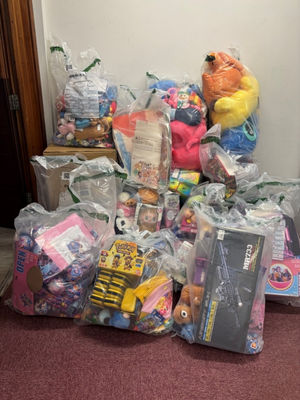 Some of the toys seized by Sandwell Council's trading standards officers
