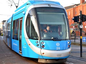 A West Midlands Metro tram