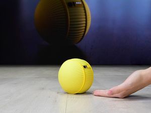 Supporting image for story: Samsung unveils bizarre rolling robot as part of vision of the future