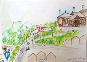 The grant will help develop the safe and dry pathway to Codsall station from the Parish Council Car Park. Photo: West Midlands Railway