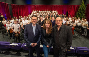 Ian Puleston Davies, Loveday Ingram, Ian Bartholomew at the concert