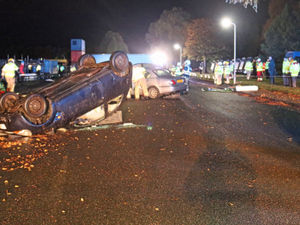 Supporting image for story: Telford MOD base sees firefighter training 