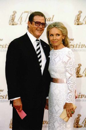 Family matters – Sir Roger with his wife Kristina Tholstrup