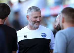 Kelvin Davis when he managed Eastleigh. Picture: PA