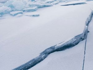 Supporting image for story: One of the world’s largest icebergs is about to break off Antarctica