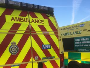 Supporting image for story: Driver taken to hospital after two-car crash partially blocks busy Tipton road 